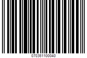 Seasoning & Salad Dressing Mix Ranch UPC Bar Code UPC: 070381100040