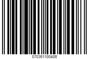 Popcorn Salt UPC Bar Code Popcorn Salt UPC Bar Code UPC: 070381100408