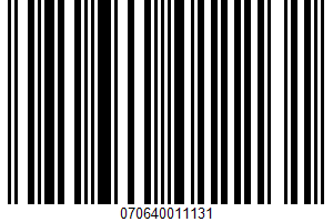 Ice Cream UPC Bar Code Ice Cream UPC Bar Code UPC: 070640011131