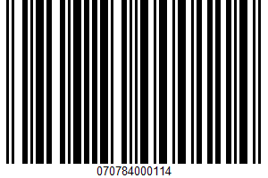 Enriched Hamburger Buns UPC Bar Code UPC: 070784000114