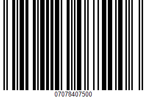 Fat Free Whipped Topping UPC Bar Code UPC: 07078407500