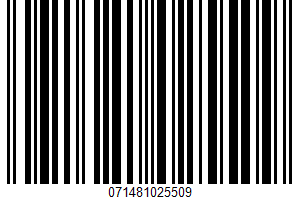 0% Milkfat Fat Free Small Curd Cottage Cheese UPC Bar Code UPC: 071481025509