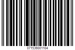White Corn Tortillas UPC Bar Code UPC: 071538001104