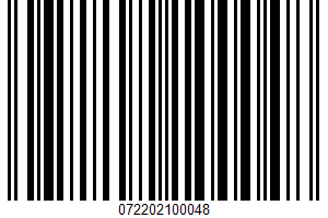 Small Enriched Bread UPC Bar Code UPC: 072202100048