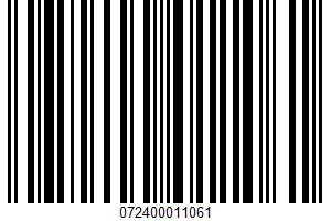 Instant Hot Cereal UPC Bar Code UPC: 072400011061