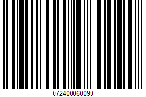 Instant Hot Cereal UPC Bar Code UPC: 072400060090
