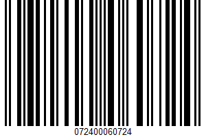 Instant Hot Cereal UPC Bar Code UPC: 072400060724