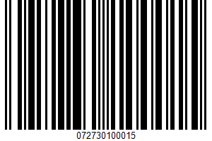 Butter UPC Bar Code UPC: 072730100015