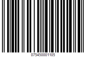 Unsweetened Apple Sauce UPC Bar Code UPC: 075450001105