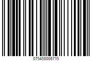 Vegetable Juice From Concentrate UPC Bar Code UPC: 075450008715