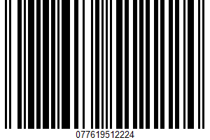 Super Premium Ice Cream UPC Bar Code UPC: 077619512224