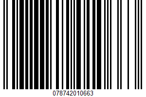 Pumpernickel Rye Loaf UPC Bar Code UPC: 078742010663