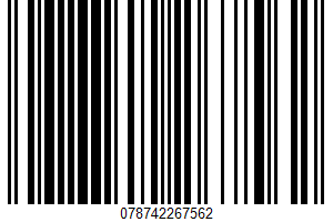 Pasteurized Process American Cheese UPC Bar Code UPC: 078742267562