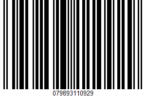 Wild Caught Yellowfin Tuna Steaks UPC Bar Code UPC: 079893110929