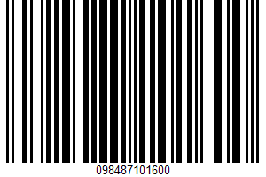 Sandwich UPC Bar Code UPC: 098487101600