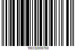 Cranberry Pomegranate UPC Bar Code UPC: 180332000760