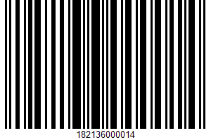 Purified Water With Electrolytes UPC Bar Code UPC: 182136000014