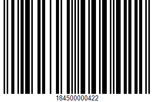 Organic Granola Bar UPC Bar Code UPC: 184500000422