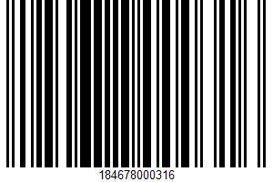 Goat's Milk Ice Cream UPC Bar Code Goat's Milk Ice Cream UPC Bar Code UPC: 184678000316