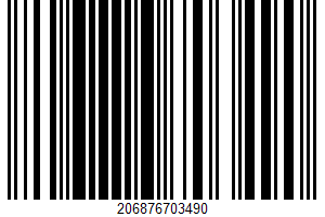 Bashas', Bulk Longhorn Colby Cheese UPC Bar Code UPC: 206876703490