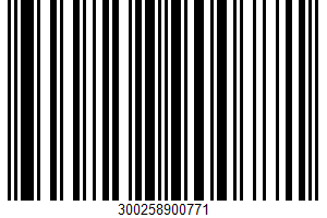Equal, Sucralose 0 Calorie Sweetener UPC Bar Code Equal, Sucralose 0 Calorie Sweetener UPC Bar Code UPC: 300258900771