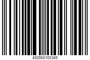 Potato Chips UPC Bar Code UPC: 492860100349