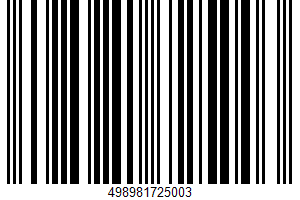 Soft & Chewy Candy UPC Bar Code UPC: 498981725003