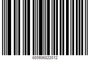 100% Natural California Raisins UPC Bar Code UPC: 605806022012