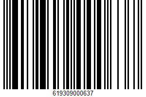 Sesame Flatbread UPC Bar Code Sesame Flatbread UPC Bar Code UPC: 619309000637