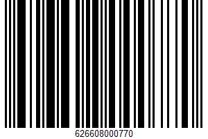 Original Fermented Dairy Probiotic UPC Bar Code UPC: 626608000770