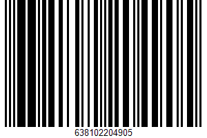Nutrition Bar UPC Bar Code UPC: 638102204905