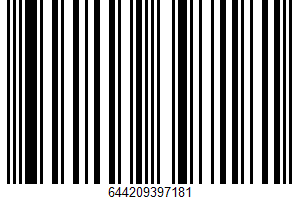 Original Syrup UPC Bar Code UPC: 644209397181