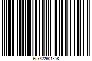 Organic Zero Calorie Soda UPC Bar Code Organic Zero Calorie Soda UPC Bar Code UPC: 657622601858