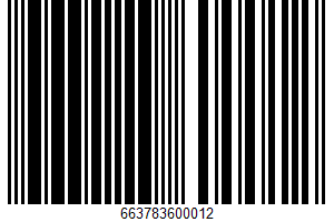 Jelina Chocolatier, Fine Imported Assorted Chocolates UPC Bar Code UPC: 663783600012