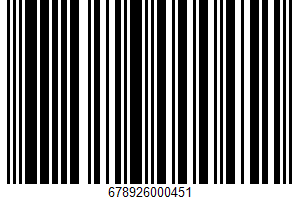 Gabriela, Premium Popcorn Kettle Corn UPC Bar Code UPC: 678926000451