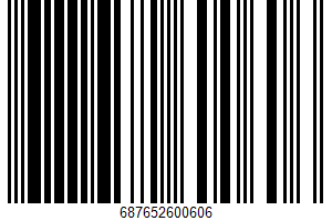All Natural Yogurt UPC Bar Code UPC: 687652600606