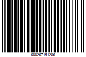 Thin Sliced Provolone Cheese UPC Bar Code UPC: 688267151286