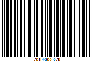 Oatmeal Raisin UPC Bar Code UPC: 701990000079