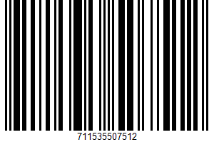 Organic Pizza UPC Bar Code UPC: 711535507512