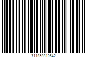 Raw Wild Caught Gulf Shrimp UPC Bar Code UPC: 711535510642