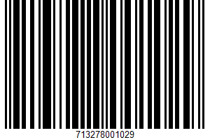 Organic Pumpernickel UPC Bar Code UPC: 713278001029