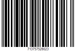 Beef Jerky UPC Bar Code UPC: 713757528023