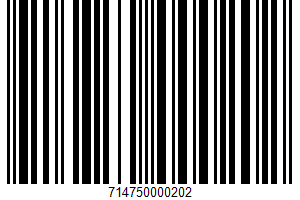 Barbecue Sauce UPC Bar Code UPC: 714750000202
