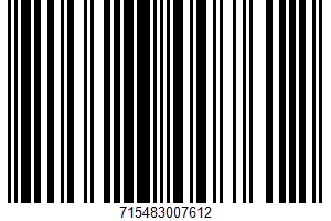 Candy Canes Edible Decor UPC Bar Code UPC: 715483007612