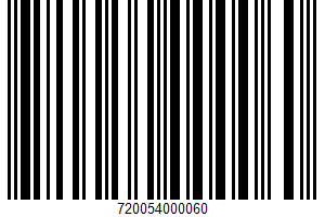 Honey UPC Bar Code UPC: 720054000060
