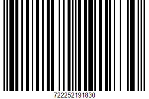 Organic Z Bar UPC Bar Code UPC: 722252191830