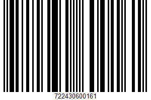 Organic Kombucha UPC Bar Code UPC: 722430600161