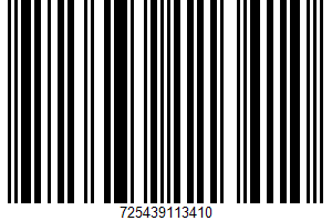 White Granulated Sugar UPC Bar Code UPC: 725439113410