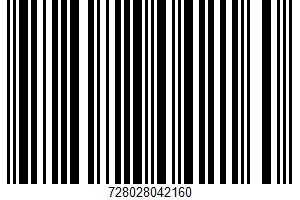 Ginger Tea UPC Bar Code UPC: 728028042160