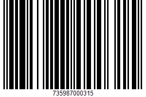 Chili Mix UPC Bar Code Chili Mix UPC Bar Code UPC: 735987000315